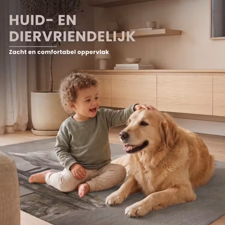 Zwaan - Elegant - Dieren - Wit Vloerkleed Rechthoek klein -uniquesellingpoint_USP_zachtNL_DE