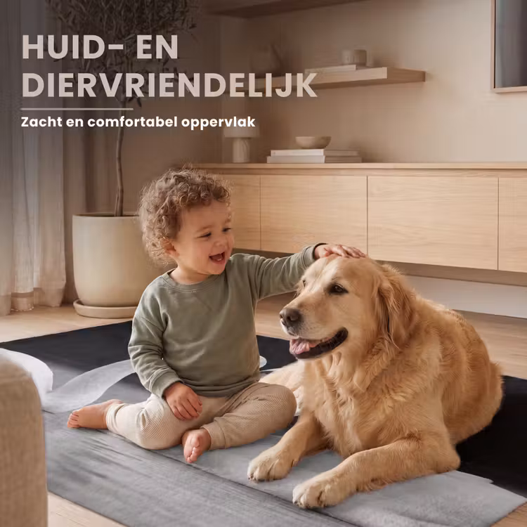 Zwanen - Hart - Zwart - Wit Vloerkleed Rechthoek klein -uniquesellingpoint_zacht_NL