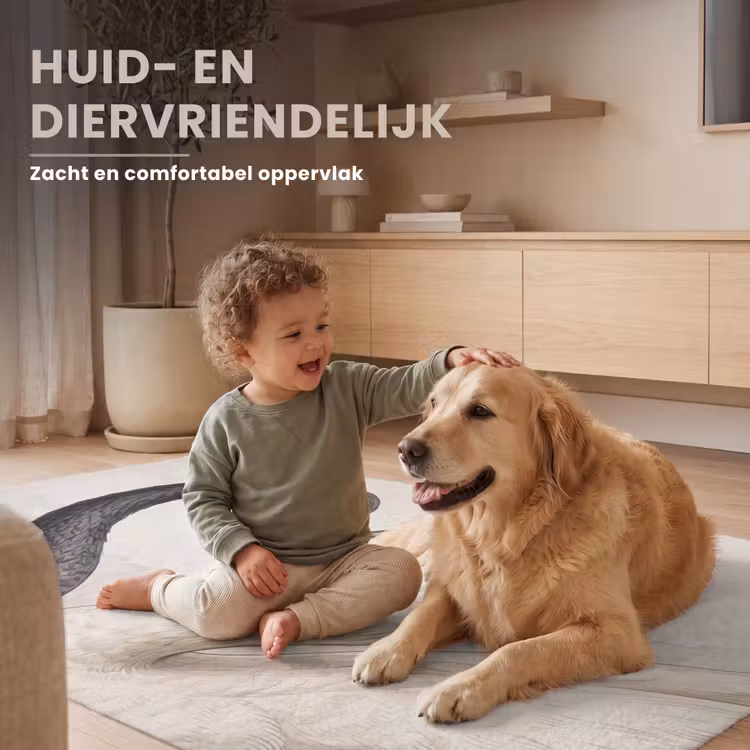 Zwanen - Hartvorm - Dieren Vloerkleed Rechthoek klein -uniquesellingpoint_USP_zachtNL_DE
