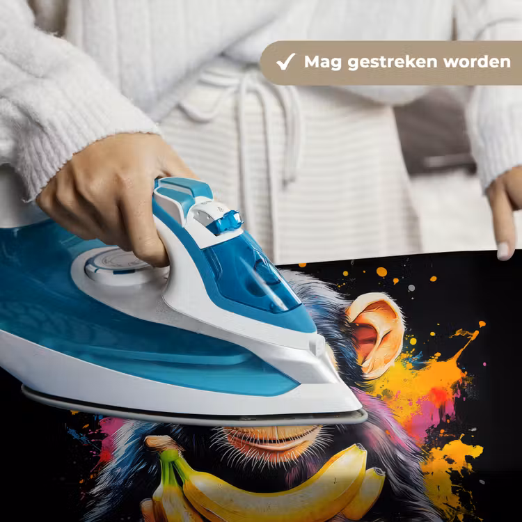 Aap - Graffiti - Kleurrijk - Bananen - Modern Wandkleed katoen klein -sfeer9
