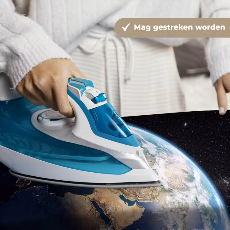 Aarde - Ruimte - Blauw - Groen Wandkleed katoen klein -sfeer9