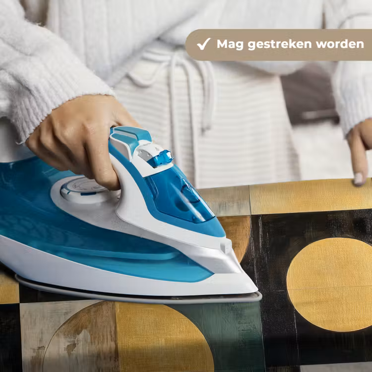 Abstract - Goud - Brons - Vormen - Geometrisch Wandkleed katoen klein -sfeer9