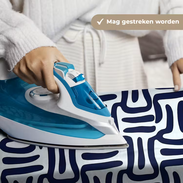 Abstract - Modern - Blauw Wandkleed katoen klein 269 -sfeer9