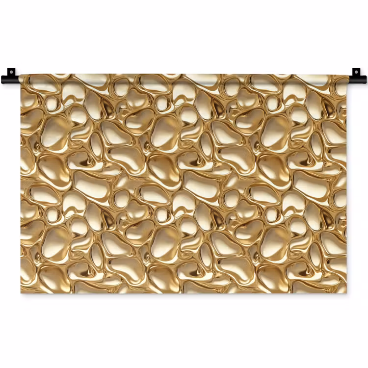 Abstract - Modern - Goud Wandkleed katoen klein 269 -zz3d