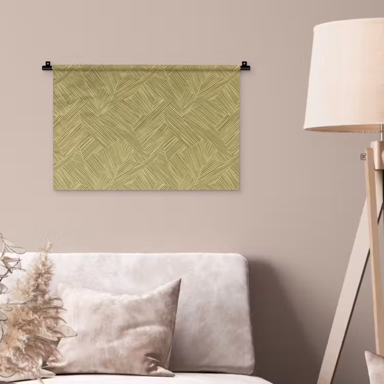 Abstract - Modern - Groen Wandkleed katoen klein 269 -sfeer4