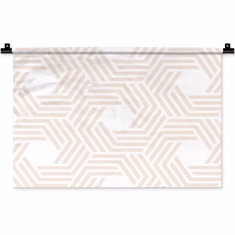 Abstract - Patronen - Design Wandkleed katoen klein 269 -zz3d