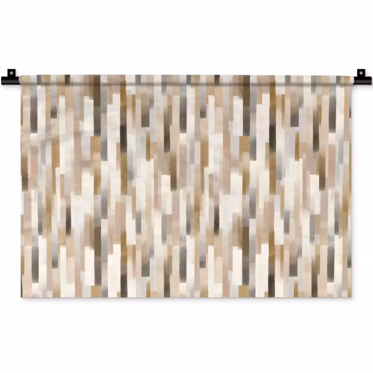 Abstract - Patroon - Kwaststreken Wandkleed katoen klein 269 -zz3d