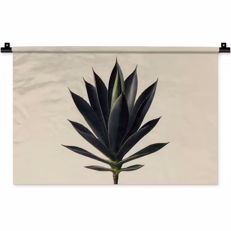 Agaveplant - Symmetrisch - Groen Wandkleed katoen klein -zz3d