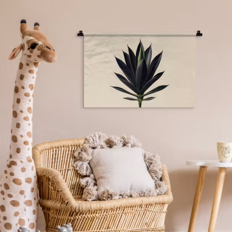 Agaveplant - Symmetrisch - Groen Wandkleed katoen klein -wsfeer5_kind