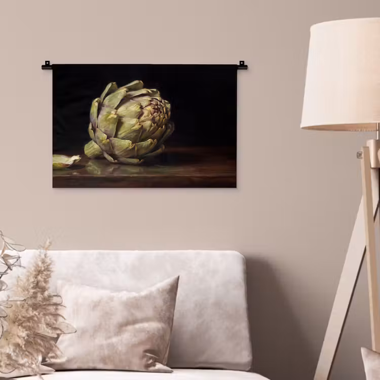Wandkleed - Artichok - Eten - Klassiek - Artichok - Eten - Klassiek Wandkleed katoen klein