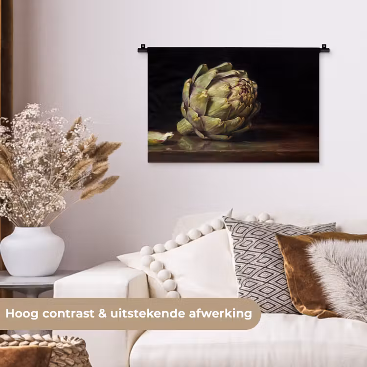 Wandkleed - Artichok - Eten - Klassiek - Artichok - Eten - Klassiek Wandkleed katoen klein