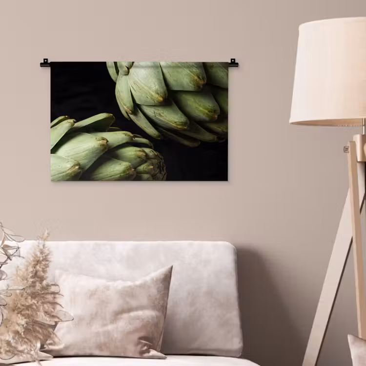 Wandkleed - Artisjok - Groen - Eten - Artisjok - Groen - Eten Wandkleed katoen klein