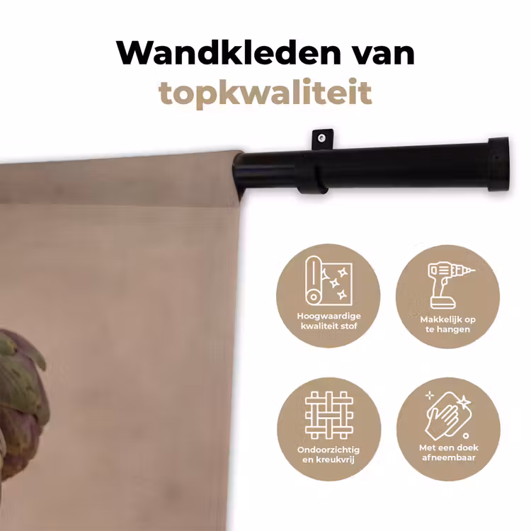 Wandkleed - Artisjokken - Hangend - Groenten - Artisjokken - Hangend - Groenten Wandkleed katoen klein