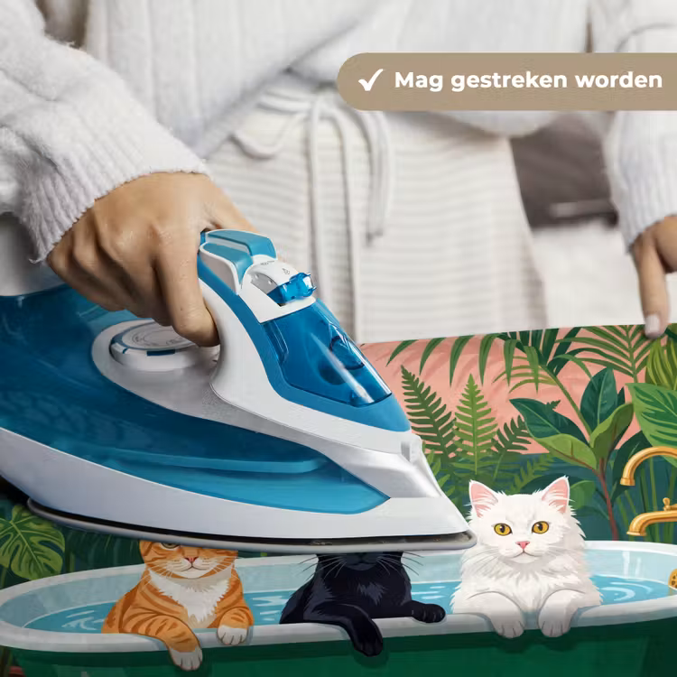 Badkamer - Kattenparade - Kleurrijk Wandkleed katoen klein -sfeer9