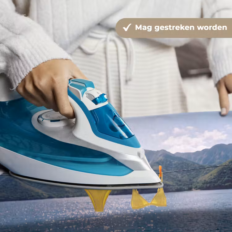Badmode - Bikini - Zee - Bergen - Geel Wandkleed katoen klein -sfeer9