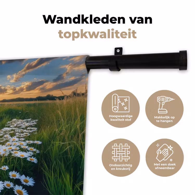 Beekje - Landschap - Margriet Wandkleed katoen klein -sfeer2