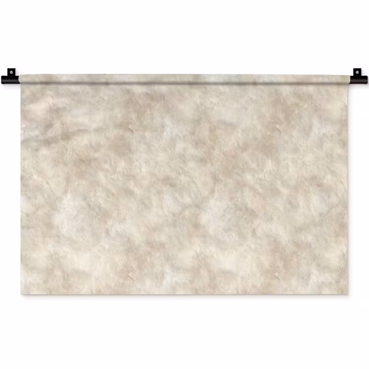 Beige - Reliëfstructuur - Natuursteen Wandkleed katoen klein 269 -zz3d