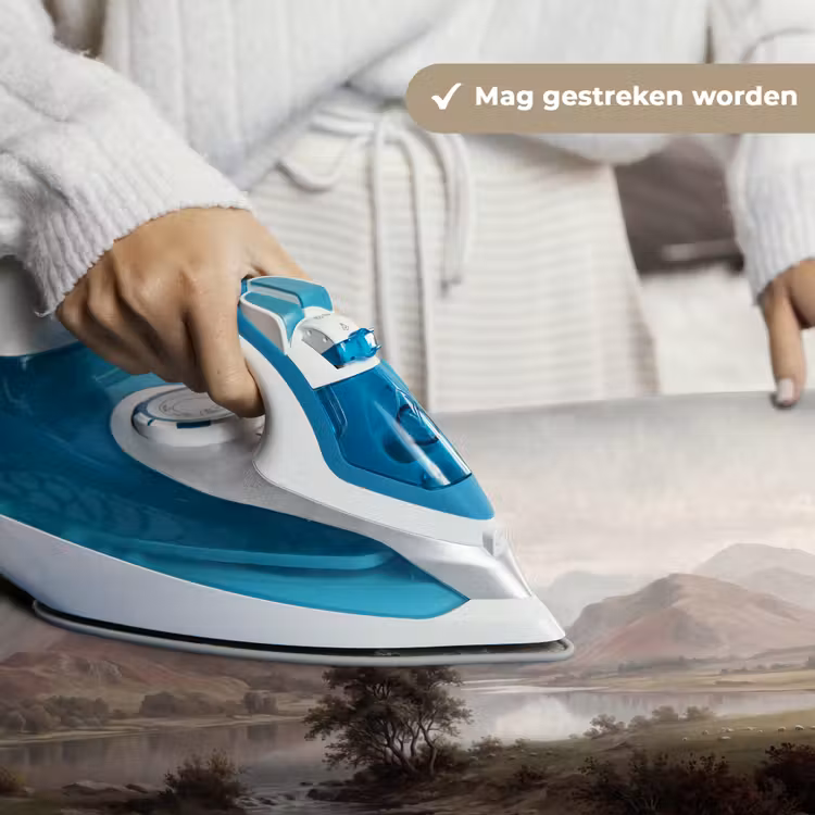 Berglandschap - Meer - Bergen - Vallei - Klassiek Wandkleed katoen klein -sfeer9