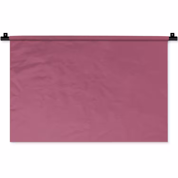 Berry - Roze -Pink Wandkleed katoen klein 269 -zz3d