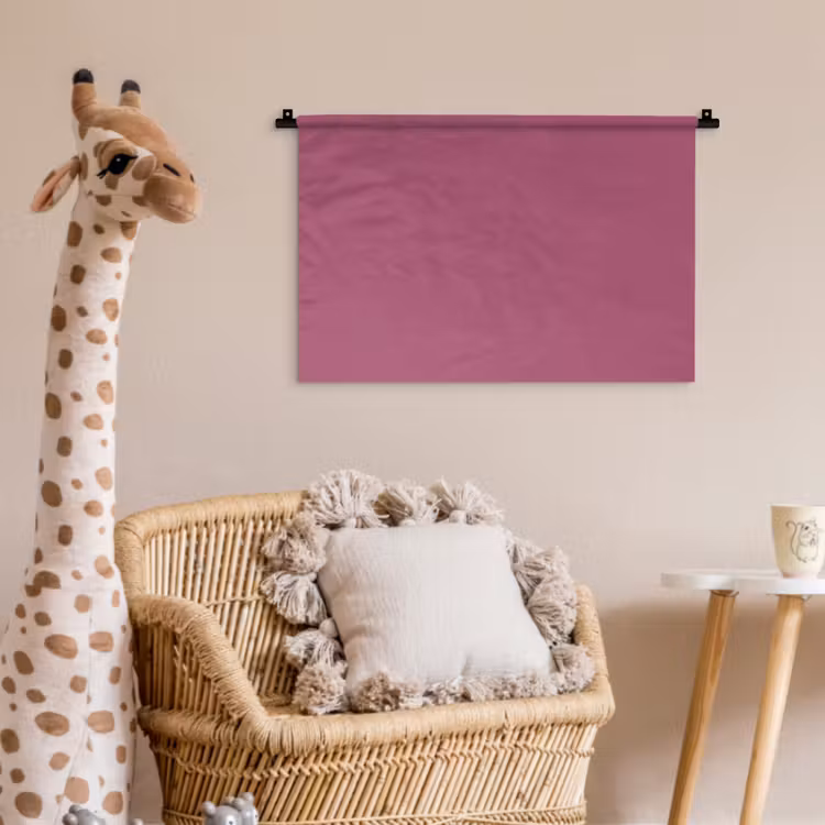 Berry - Roze -Pink Wandkleed katoen klein 269 -wsfeer5_kind