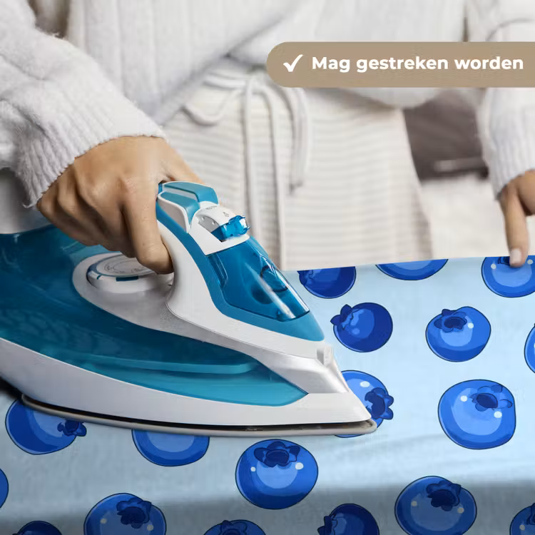 Bessen - Modern - Blauw Wandkleed katoen klein 269 -sfeer9