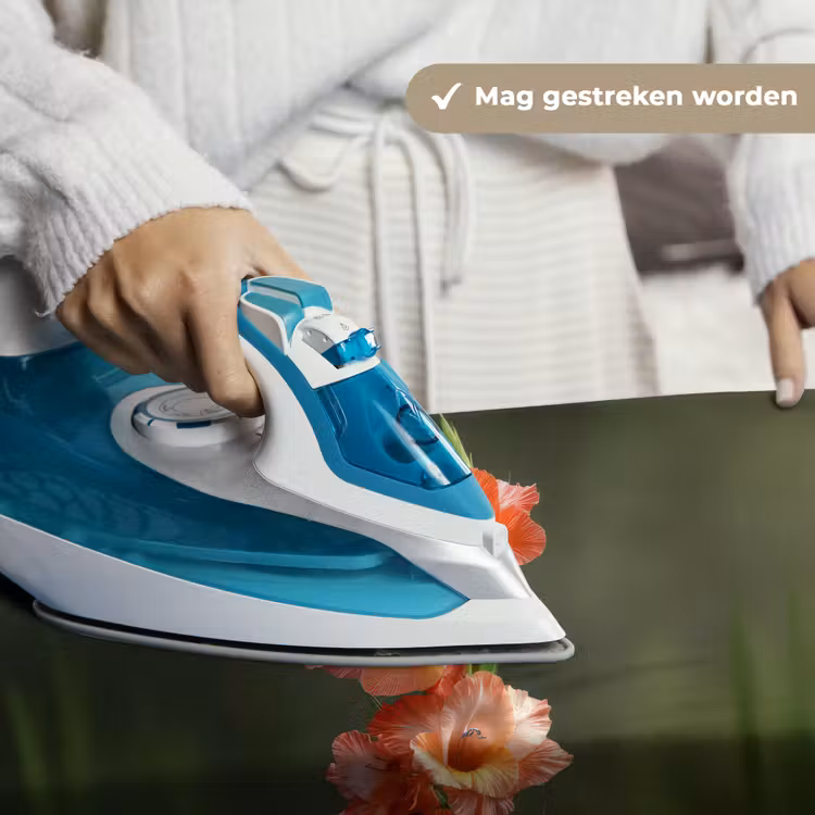 Bloem - Gladiolen - Zalmroze Wandkleed katoen klein -sfeer9