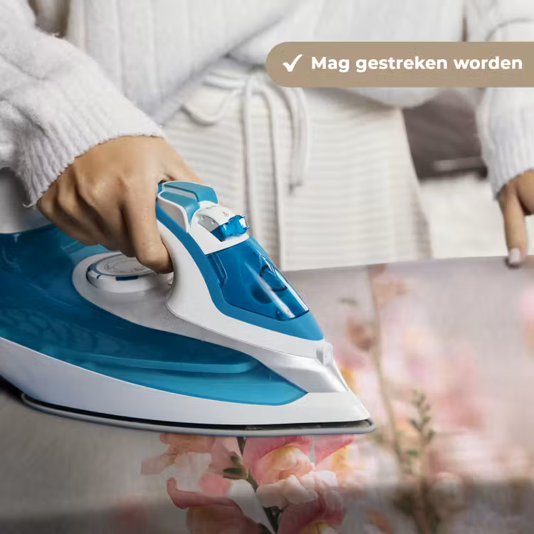 Bloem - Leeuwenbek - Roze - Stengel Wandkleed katoen klein -sfeer9