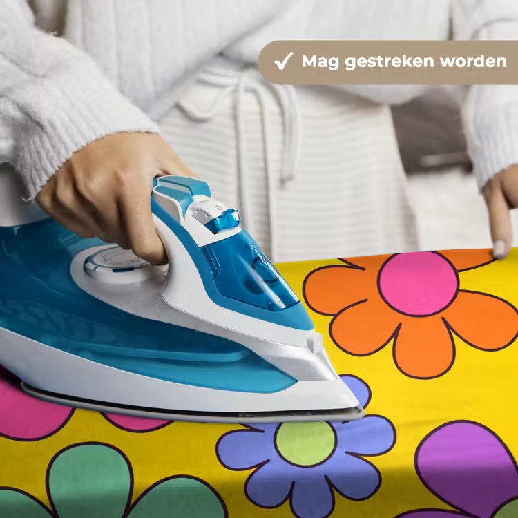 Bloemen - Illustratie - Kleurrijk Wandkleed katoen klein -sfeer9