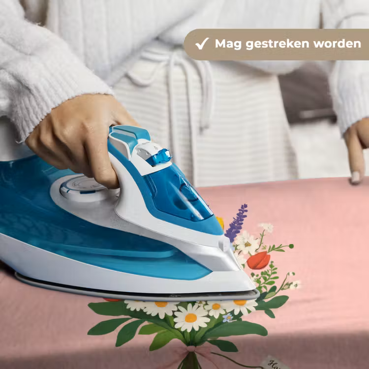 Bloemen - Lint - Kaartje Wandkleed katoen klein -sfeer9
