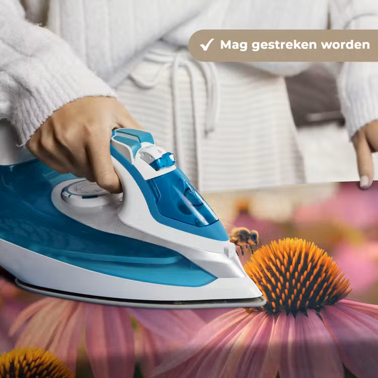 Bloemen - Paars - Bijen Wandkleed katoen klein -sfeer9