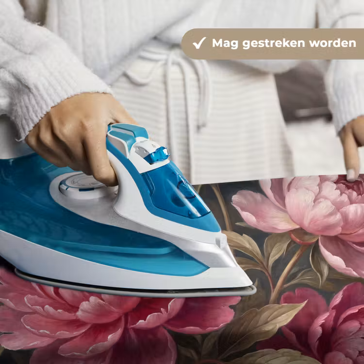 Bloemen - Roze - Klassiek - Natuur Wandkleed katoen klein -sfeer9