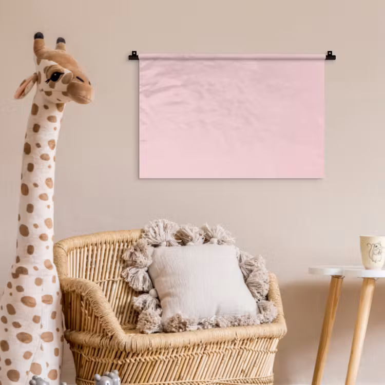 Blush - Pink - Roze Wandkleed katoen klein 269 -wsfeer5_kind
