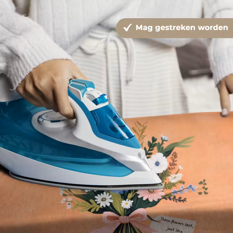 Boeket - Strikje - Quote Wandkleed katoen klein -sfeer9