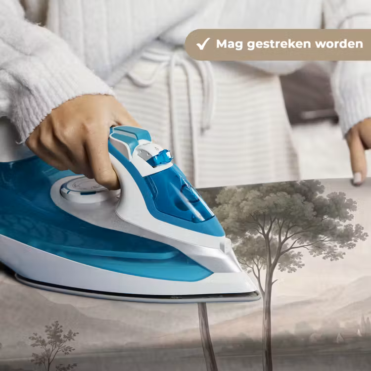 Bomen - Meer - Bergen - Illustratie Wandkleed katoen klein -sfeer9