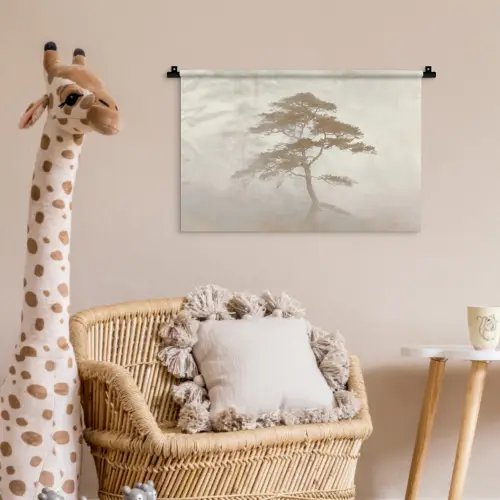 Boom - Oosterse stijl - Landschap Wandkleed katoen klein -wsfeer5_kind