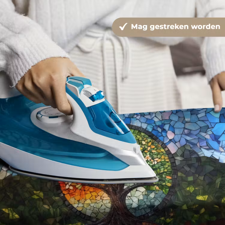 Boom - Seizoenen - Mozaïek - Bergen Wandkleed katoen klein -sfeer9