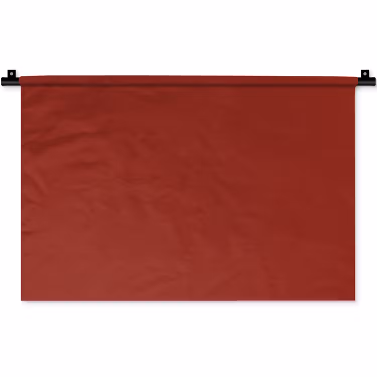 Burnt - Copper - Rood Wandkleed katoen klein 269 -zz3d