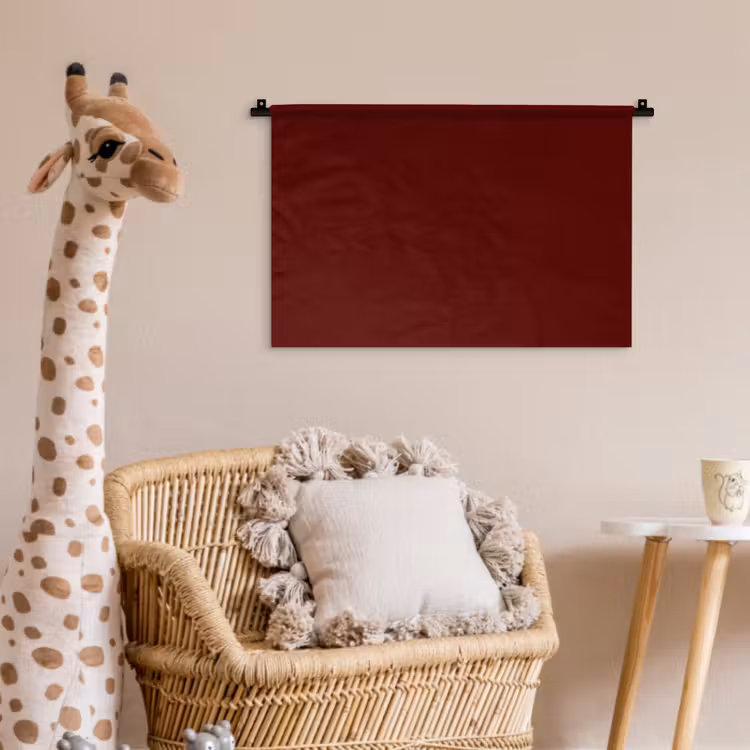Burnt - Mahogany - Rood Wandkleed katoen klein 269 -wsfeer5_kind