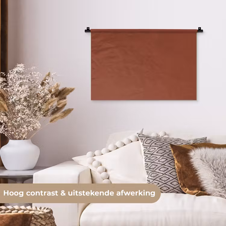 Burnt - Mahogany - Terracotta Wandkleed katoen klein 269 -sfeer1