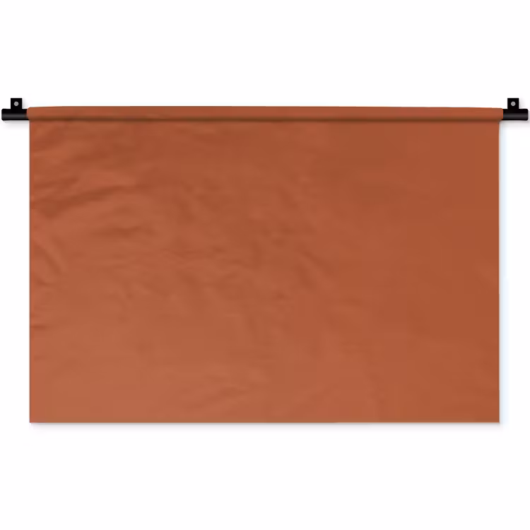 Burnt - Sienna - Oranje Wandkleed katoen klein 269 -zz3d