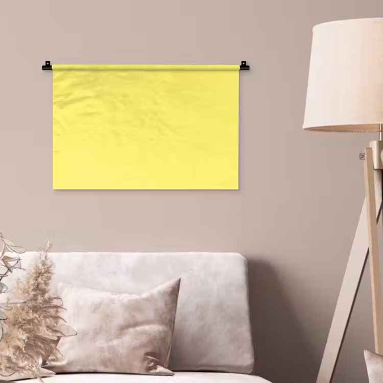 Buttery - Beige - Geel Wandkleed katoen klein 269 -sfeer4