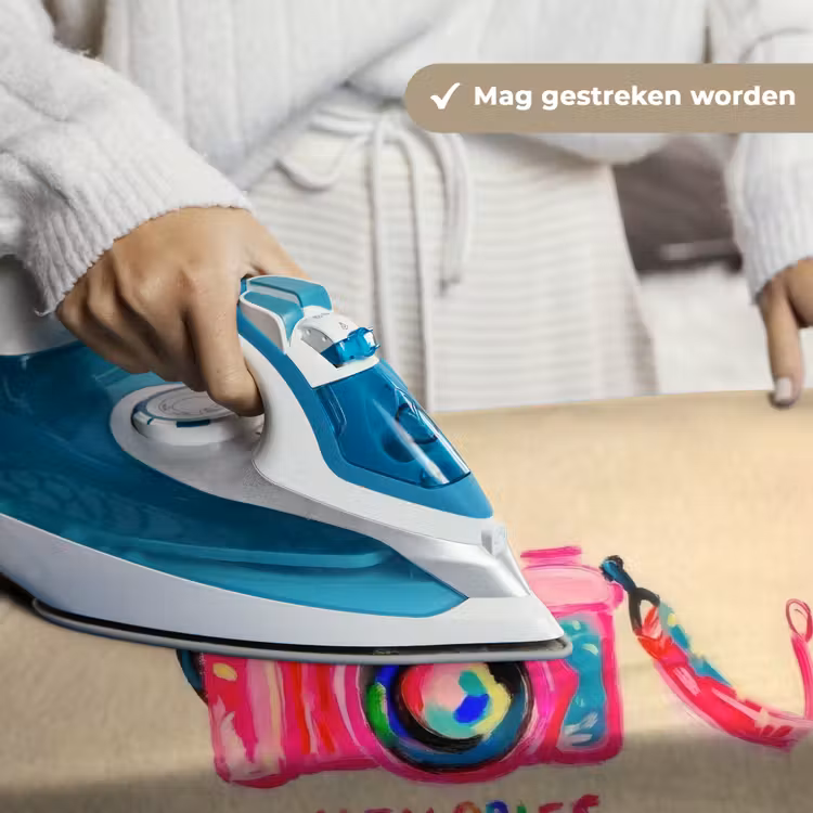 Camera - Memories - Roze - Geschilderd Wandkleed katoen klein -sfeer9