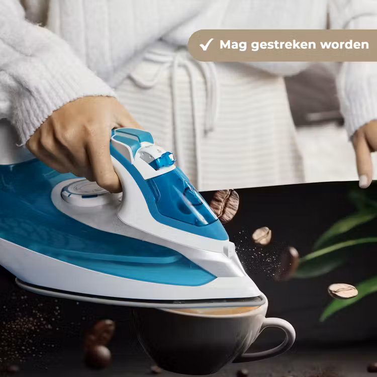 Cappuccino - Kop - Bonen - Bruin Wandkleed katoen klein -sfeer9