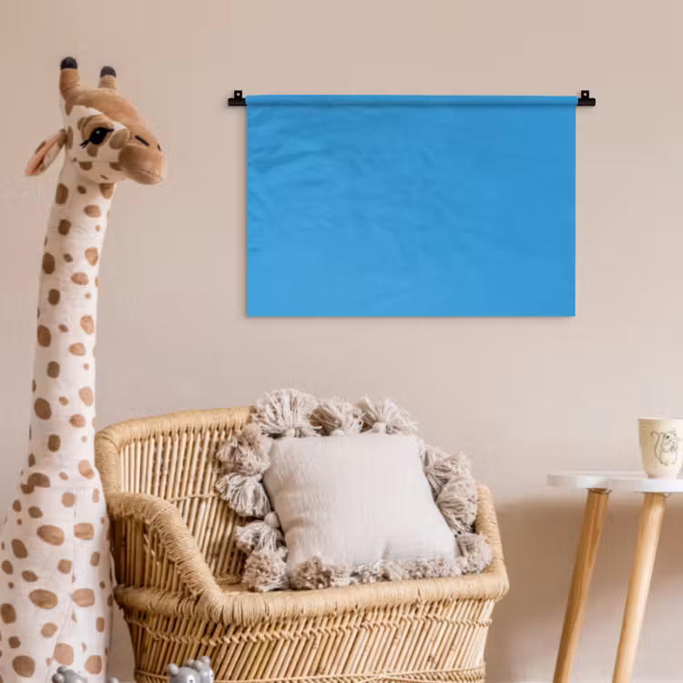 Cerulean - Breeze - Blauw Wandkleed katoen klein 269 -wsfeer5_kind