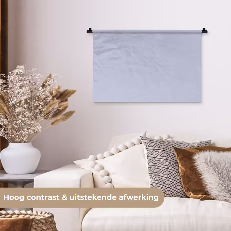 Chalky - Lavender - Paars Wandkleed katoen klein 269 -sfeer1