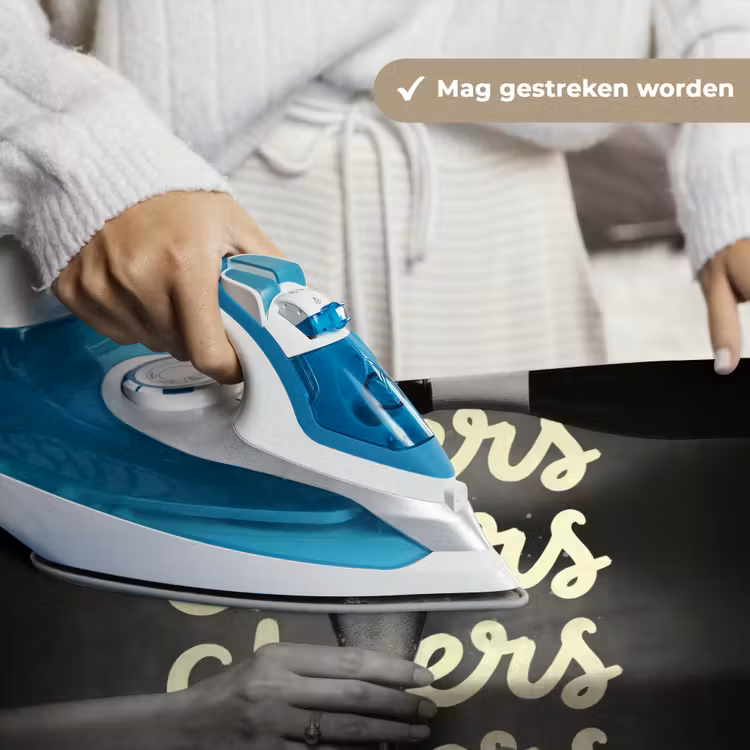 Cheers - Wijn - Zwart - Wit Wandkleed katoen klein -sfeer9