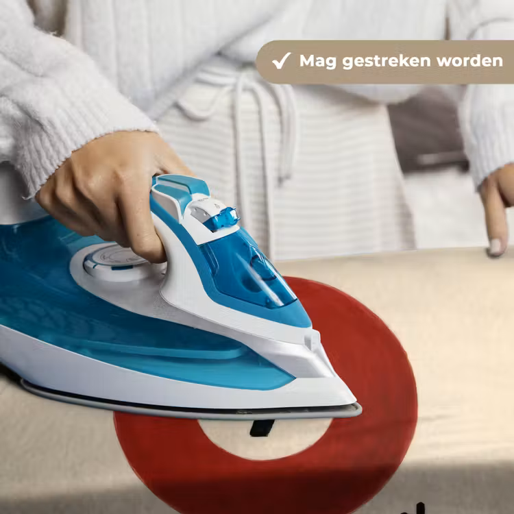 Cirkel - Zeven - Lucky - Rood Wandkleed katoen klein -sfeer9