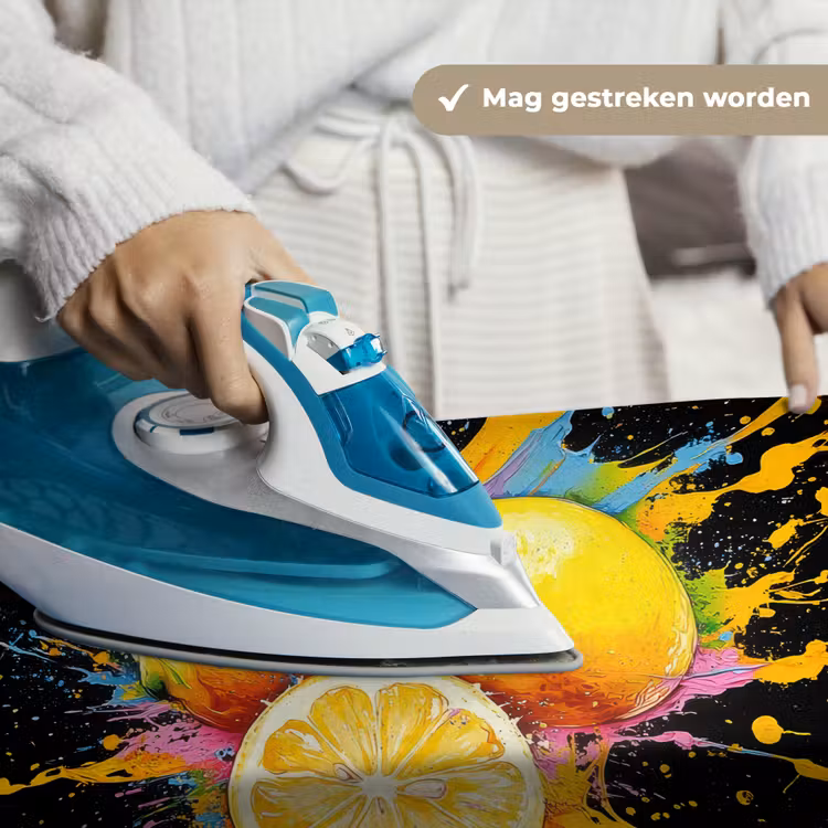Citroen - Graffiti - Kleurrijk - Verf - Modern Wandkleed katoen klein -sfeer9