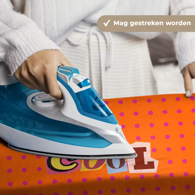Cool - Stippen - Oranje Wandkleed katoen klein -sfeer9