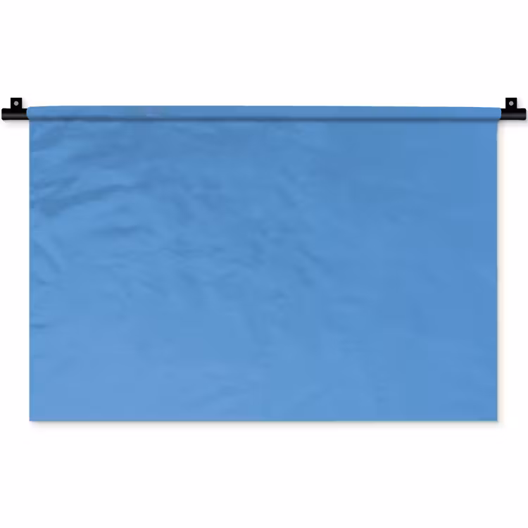 Cornflower - Blue - Blauw Wandkleed katoen klein 269 -zz3d